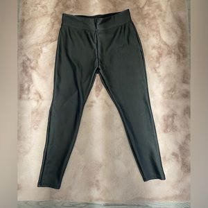 Black Faux leather leggings